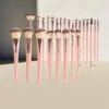 25 pinceaux de maquillage roses