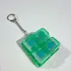 4 clés forme carrée vert
