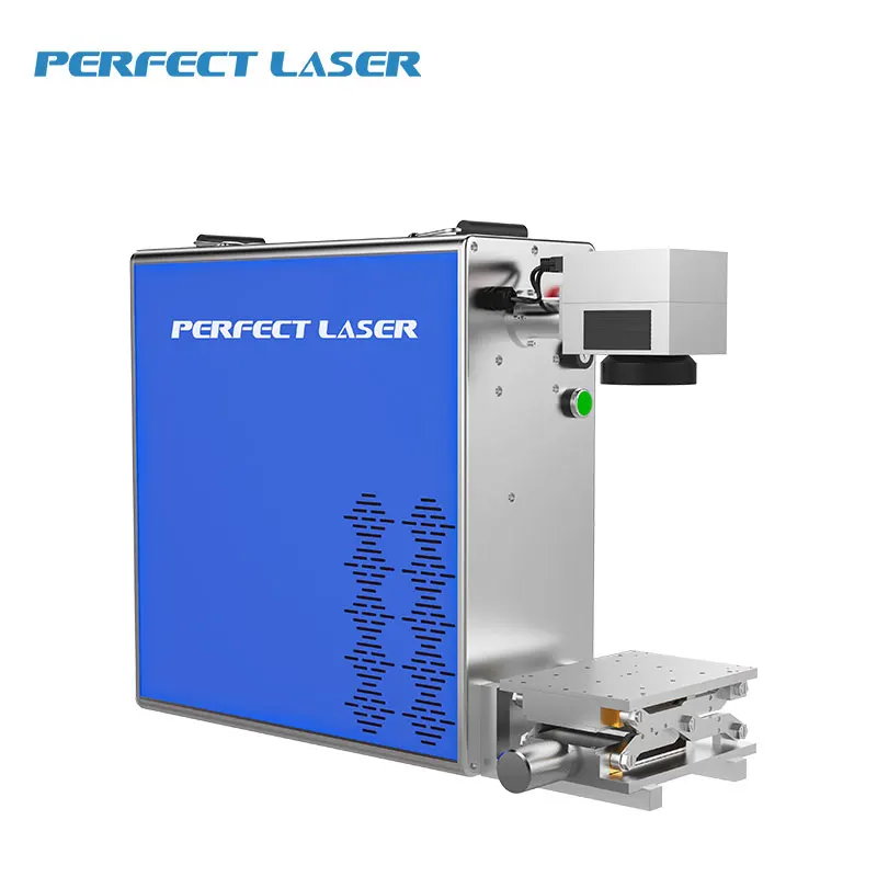 Handheld Raycus Ipg Metal Handcuffs Stainless Steel Necklace Bulb Vin Number Fiber Laser Etcher Markers Marking Etching Machines