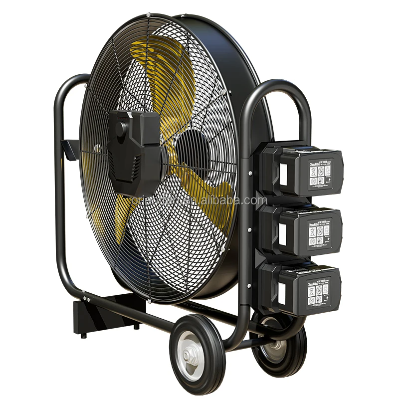 Rechargeable Industrial Drum Fan, AC 100V~240V, Battery - detail 20