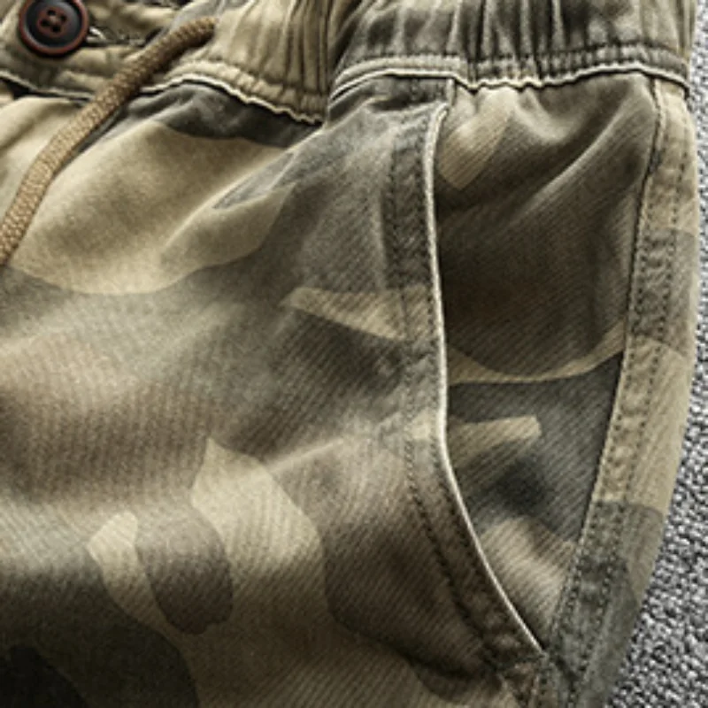 2023 Love Nature New Cargo jogger Shorts Men Summer Casual Style Multi-pocket Shorts Custom Camouflage Shorts456_voghion.com