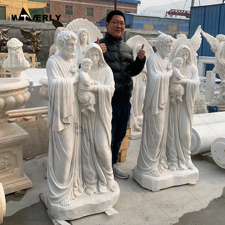 Garden Decor Life Size Religious Statues Catholic Mary Joseph And Baby