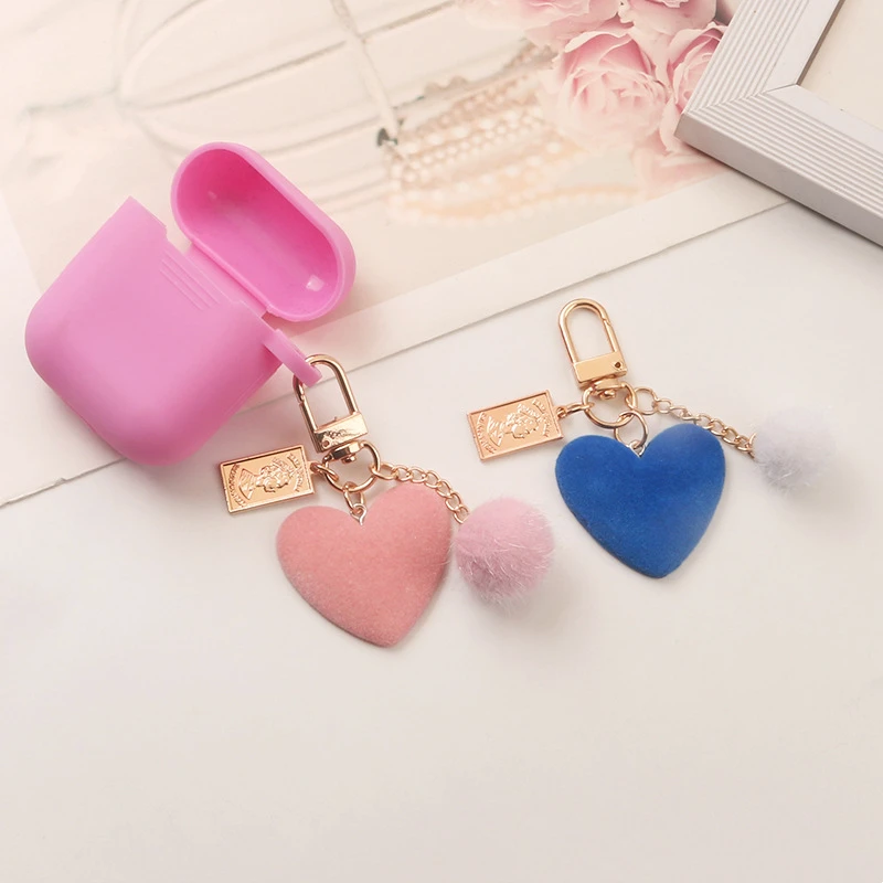 Heart Shape Keychain Cute Resin Keychain Kawaii Heart Keychains