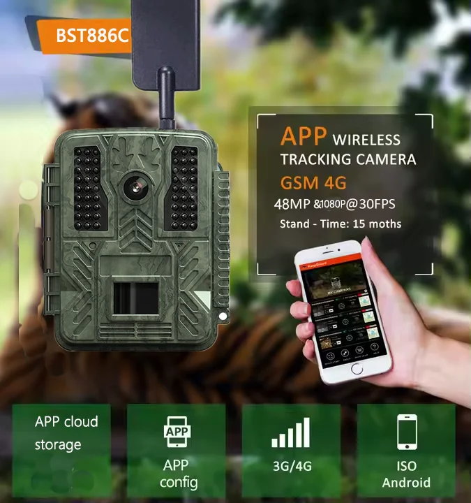Caméra De Chasse TotalCadeau Mini 1080P - 3G/4G, Vision Nocturne, Détecteur De Mouvement (Neuve)