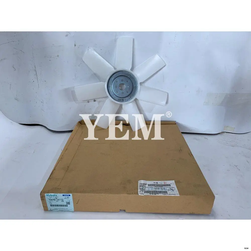 D1703 Fan Blade 15476-74110 for Kubota Excavator Diesel Engine