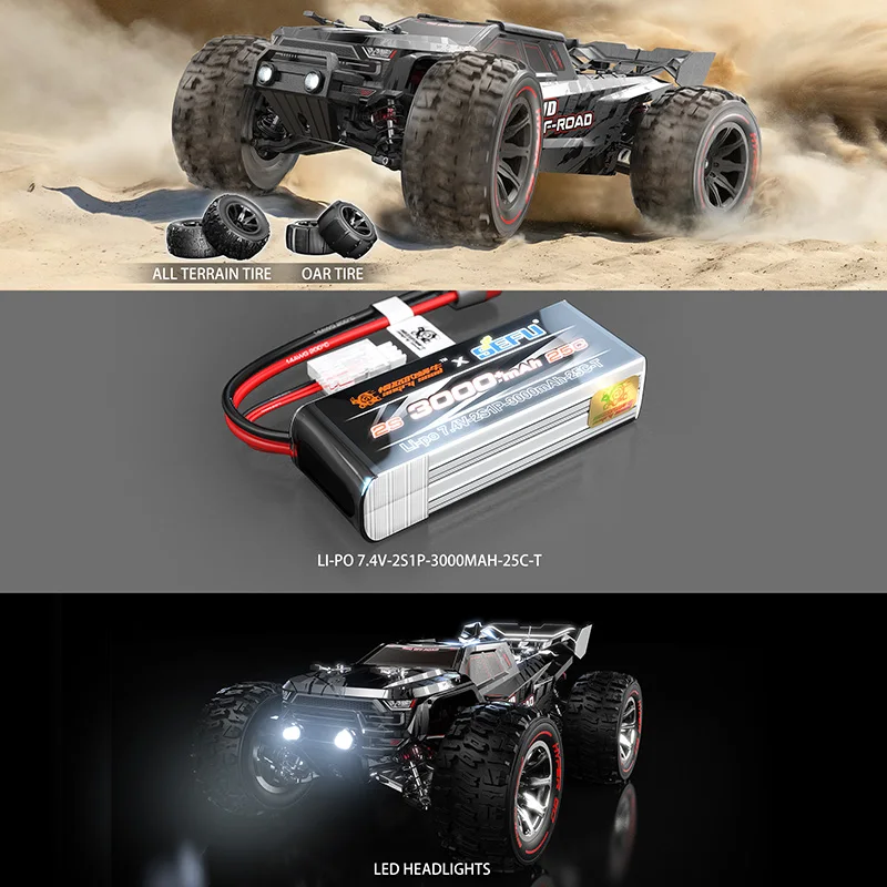MJX Hyper Go 14210 Brushless Metal Chassis RC Truggy Truck