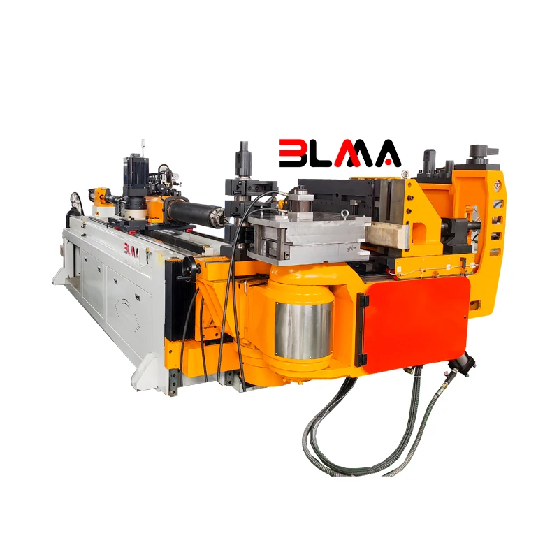High-end Automatic BLMA 6 Axis 2 3 4 Inch Square Profile Hydraulic CNC Mandrel Tube Bender Bending Pipe Machine