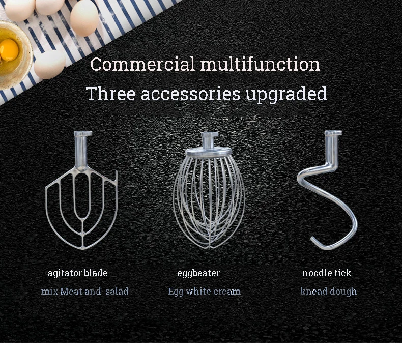 Multi Functional Food Mixer Planetary Cooking Mixer Machine 20L