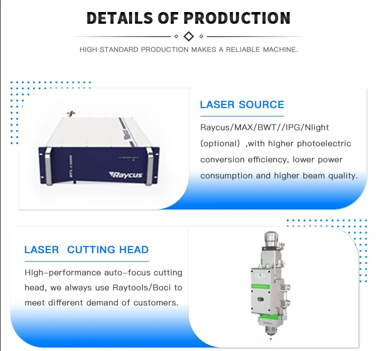 3015 6kw Single Table Cnc Fiber Laser Cutting Machine With Ce