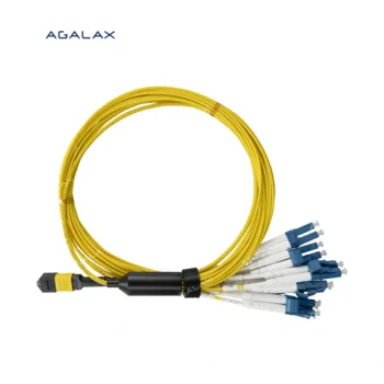 High-Performance 3.0mm G657A1 Data Center Patch Cord Singlemode 16F MPO/APC(F)-8F Duplex LC/UPC 5G Compatible OS2 MPO/MTP