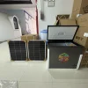 Gray, freezer+solar panel