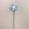Coeur jaune bleu clair