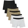 Lot de 6 - Noir Kaki Nude Blanc