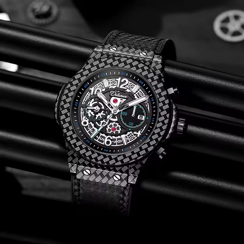 DULUNWE 6067 Luxury Luminous Men's Watch