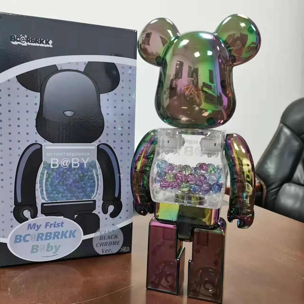 Home Decoration Bearbrick 400% Dazzling Chiaki My First Baby