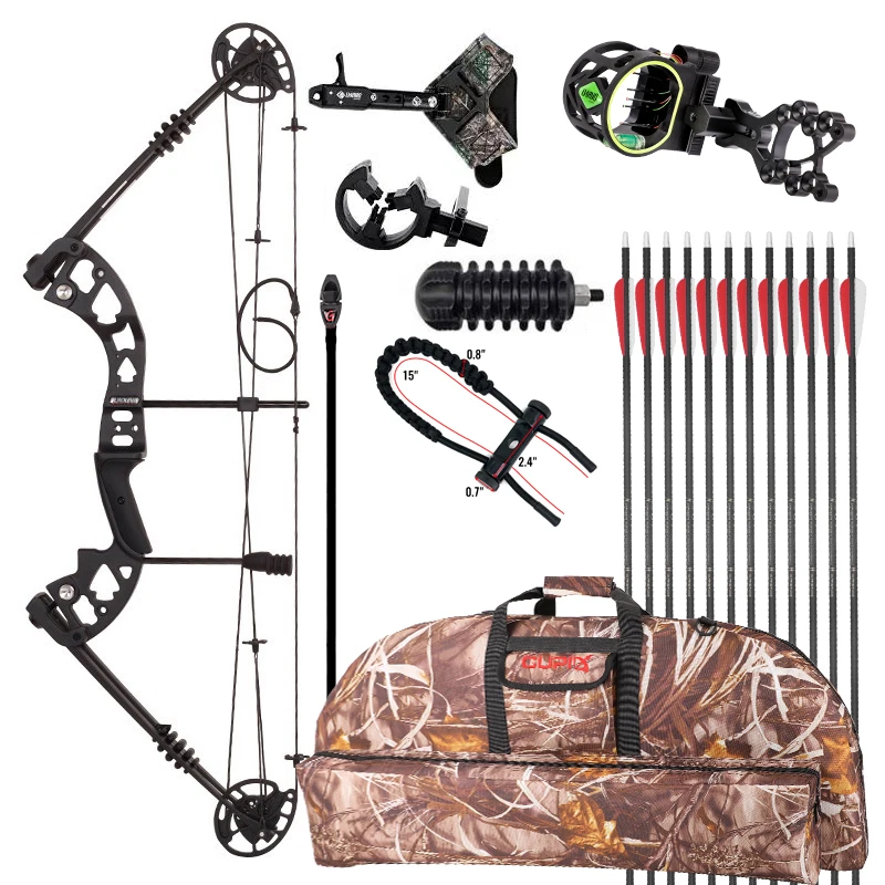 M120 High Quality Lightweight Jxm131 Compound Bow And Arrow Set For