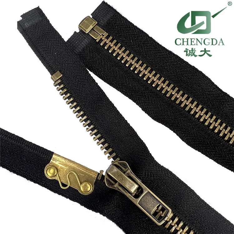 Ul Certificate No.8 Fire Retardant Metal Zipper With Quick Escape