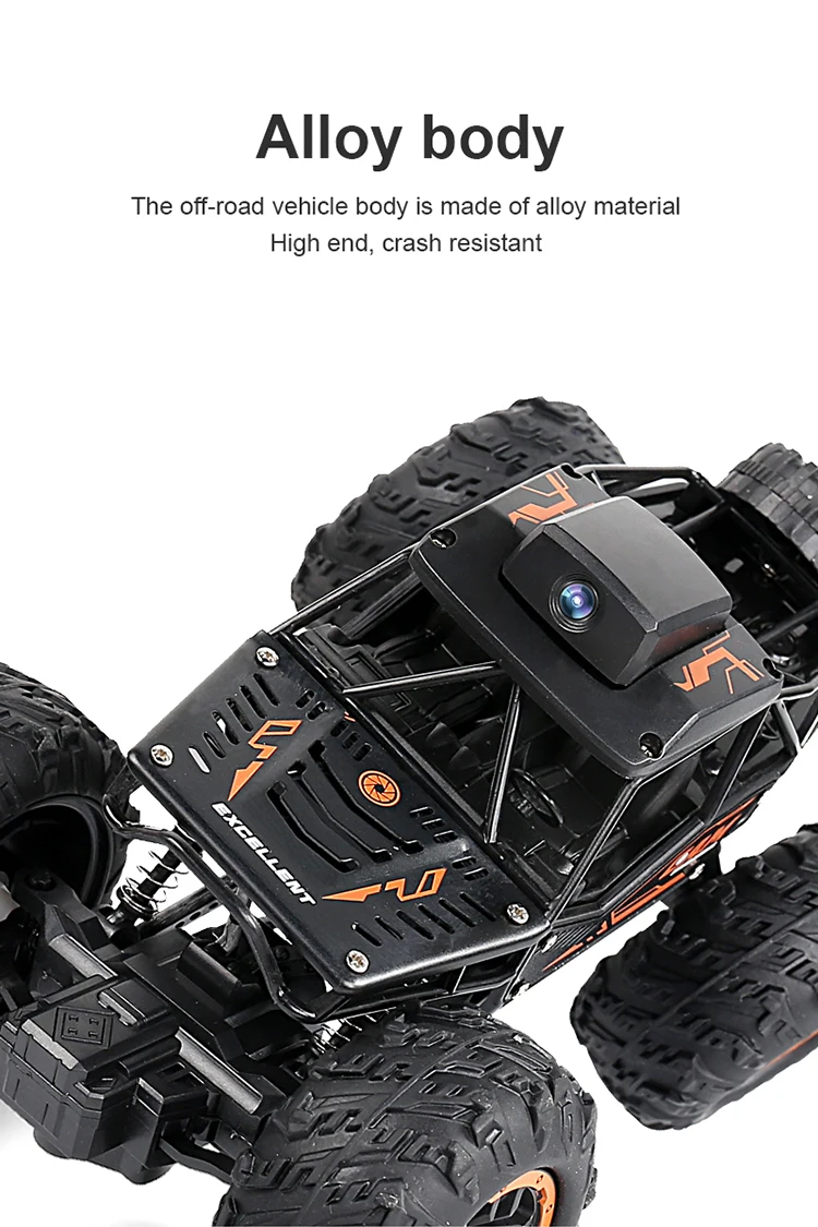 Stock Now 1/18 Wifi Camera Alloy Climbing Car Rc Remote Control Car Rc ...