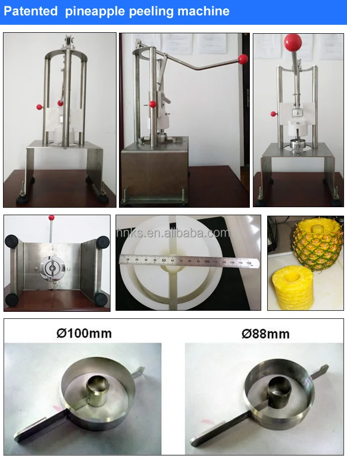 Hot Sale Pineapple Peeler Machine Cheap Manual Pineapple Peeling And