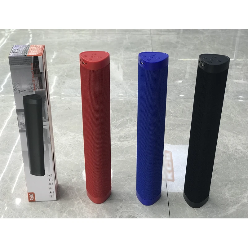 High Quality 3D Surround  Wireless Soundbar High Quality Portable Outdoor Handle Bass Speaker A500 Soundbar