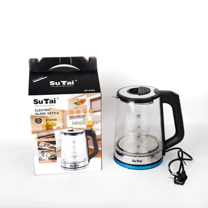 Factory Price 2.0L Electric Whistling Kettle Glass Water Kettle with Chaleira Soup Feature for Household Outdoor Hotel Use