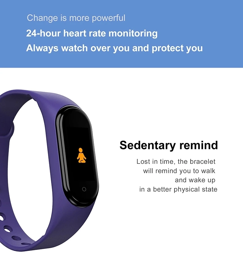 Sports M4 Plus Pro Smart Bracelet Women Wristband With Strap Pedometer Watch  Heart Rate Fitness Smart Watch Men For IOS Android : Buy Online at Best  Price in KSA - Souq is