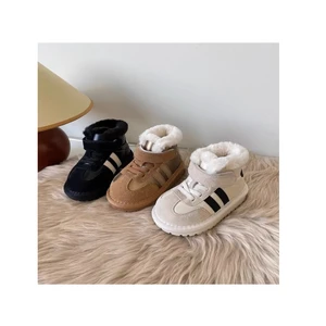 Boys Warm Baby Shoes Wholesale Sport Style Soft Children's Shoes for Winter Fashion Trend Casual Kids Snow Boots Girls Footwear