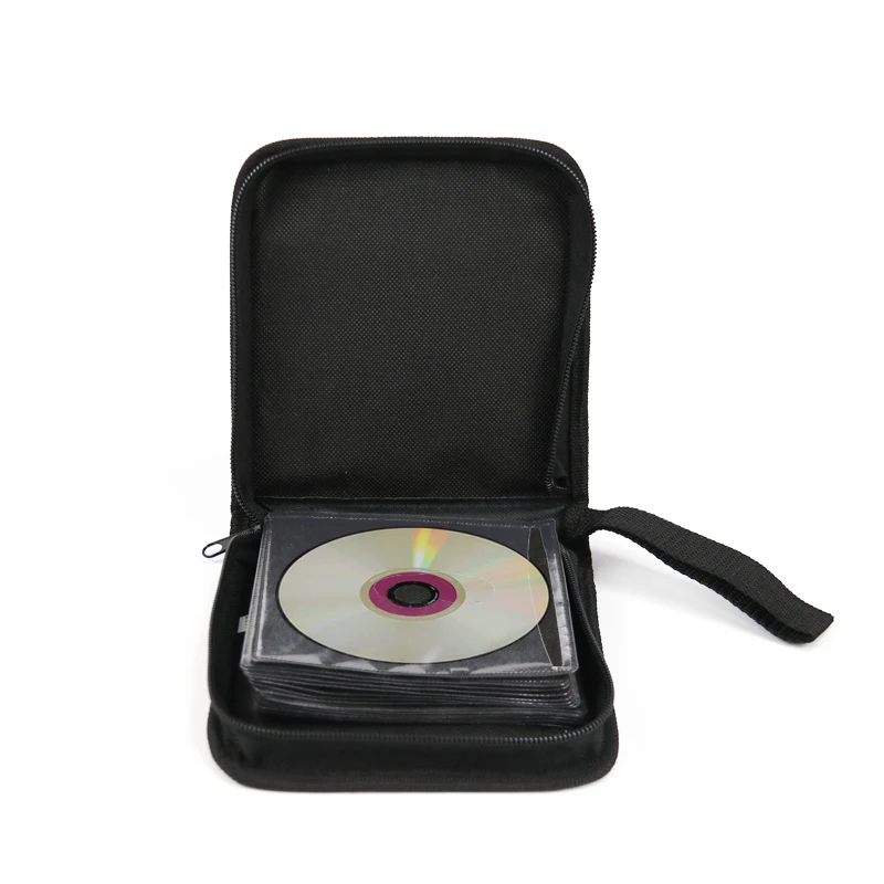 Custom Logo Portable Disc PVC Wallet Holder Bag DVD Binder Book Box EVA CD Storage Bag CD Carry Case supplier