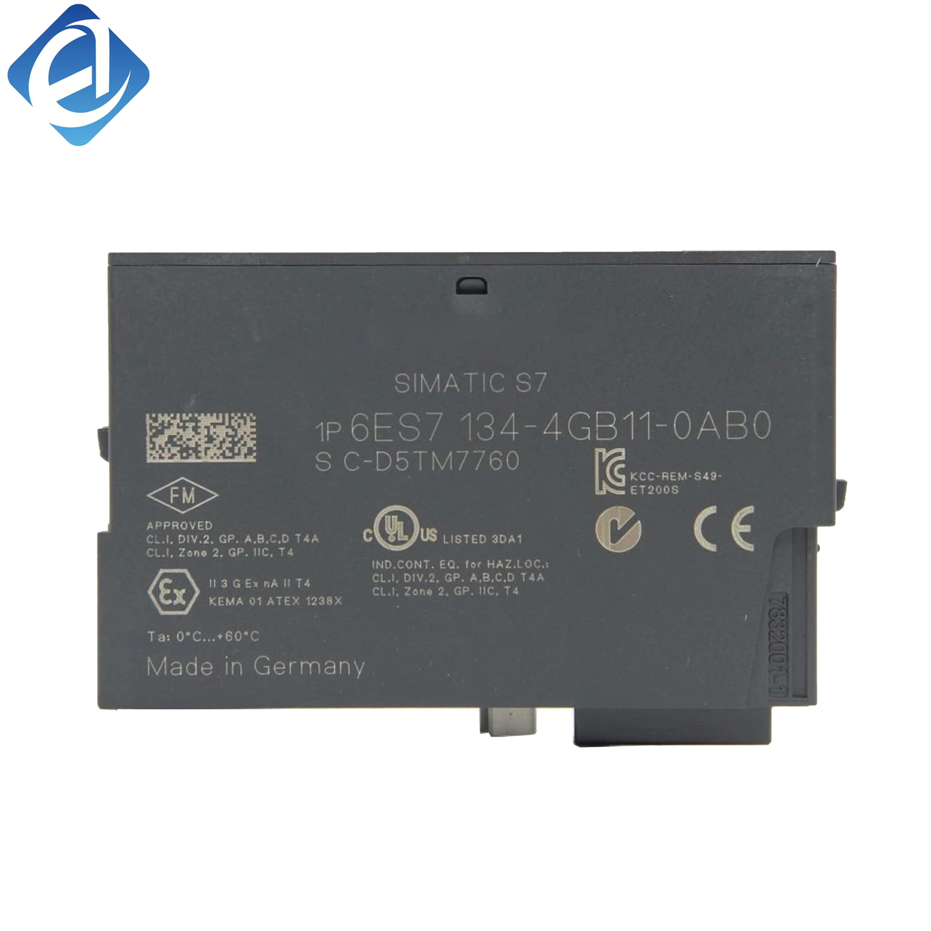 New Original 6ES7134-4GB11-0AB0 ET200S analog input module. High-precision multi-channel signal acquisition, stable anti-interference performance, compact modular design, suitable for industrial temperature