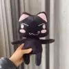 Gato sonriente negro