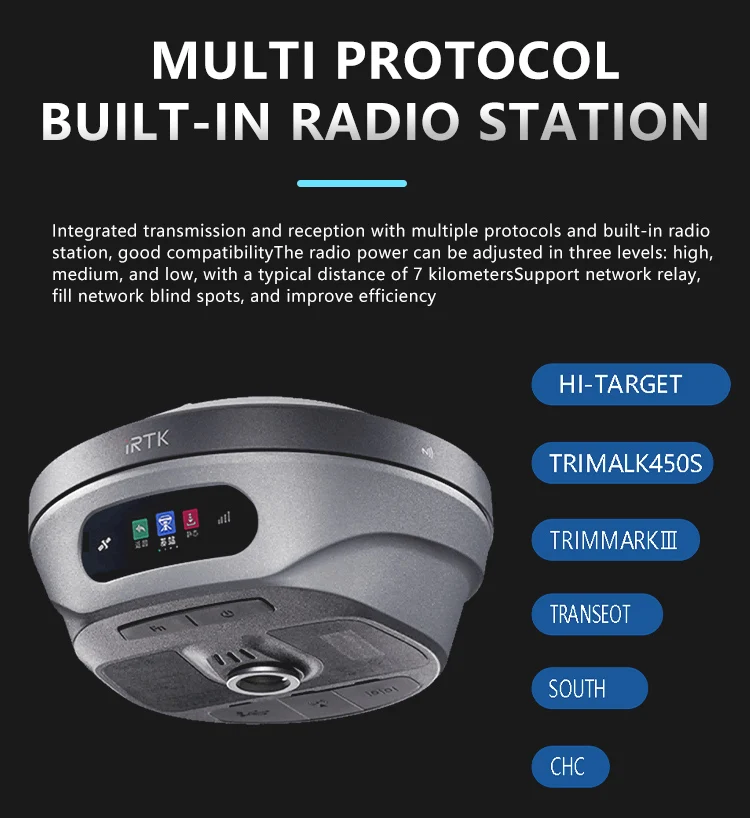 GNSS RTK Hi -target IRTK4 Upgrade for Land Surveying Instruments Survey IMU GPS