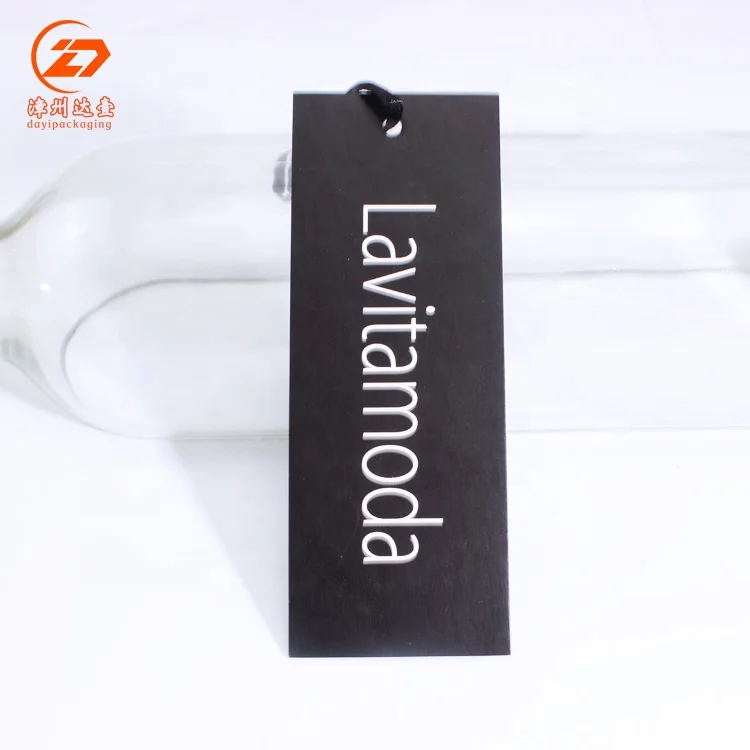 custom hang tags with string