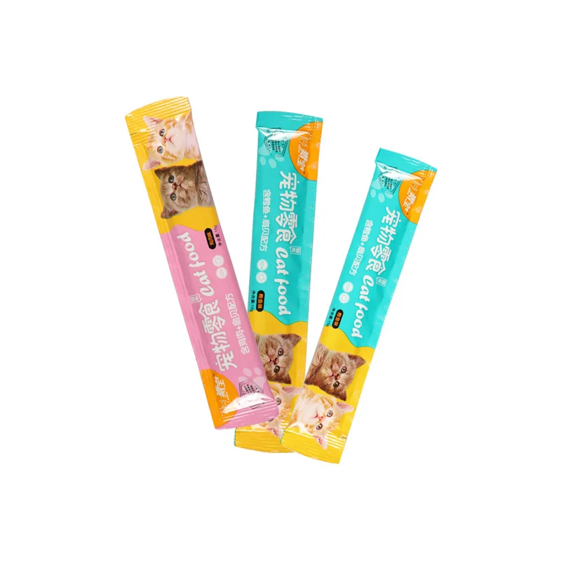 Factory Custom Pet Food 15g Of Sweet Cat Stick Cat Food Snack Wet Food