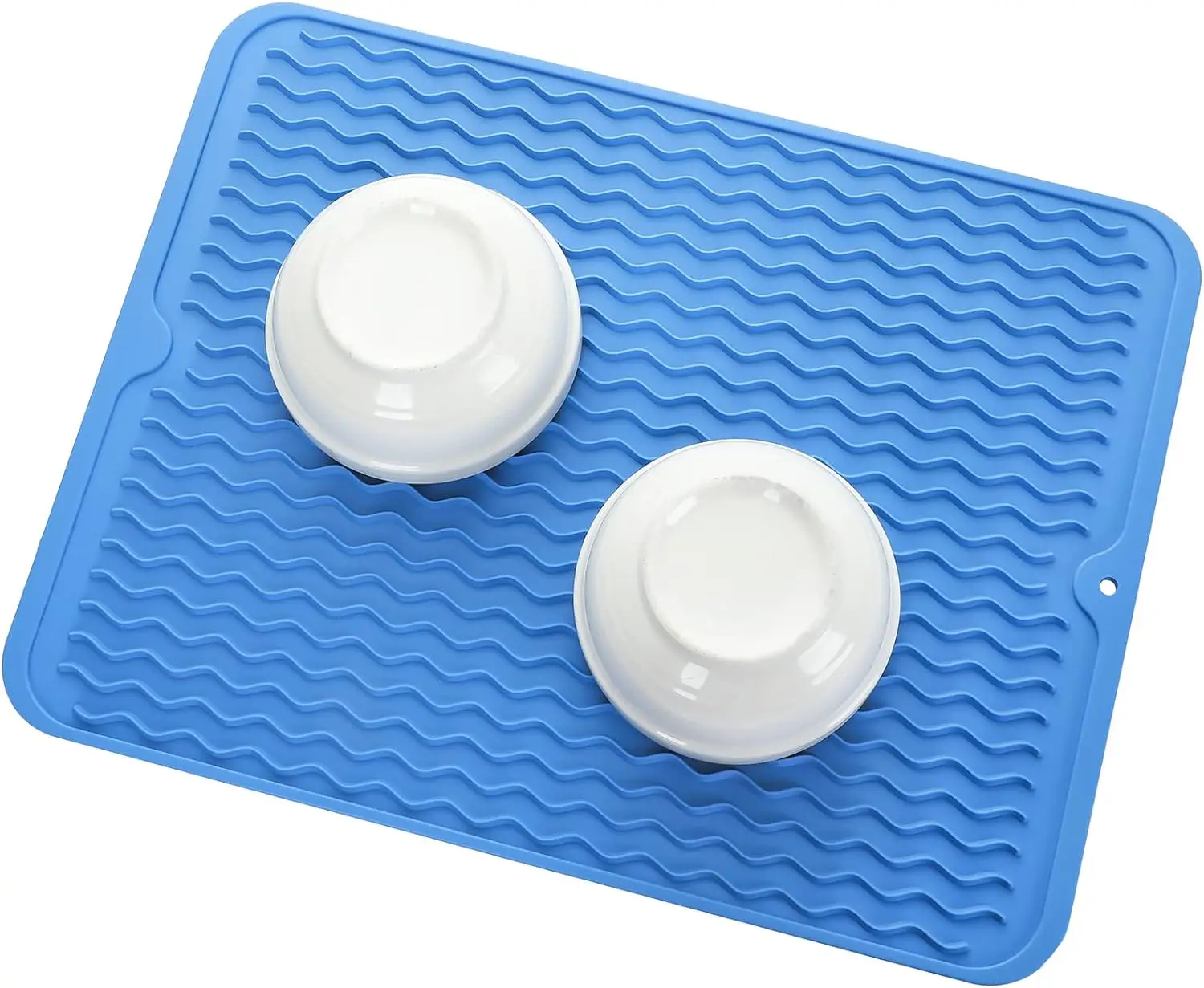 Kitchen Countertop Mat Silicone Table Mats with Raised Draining