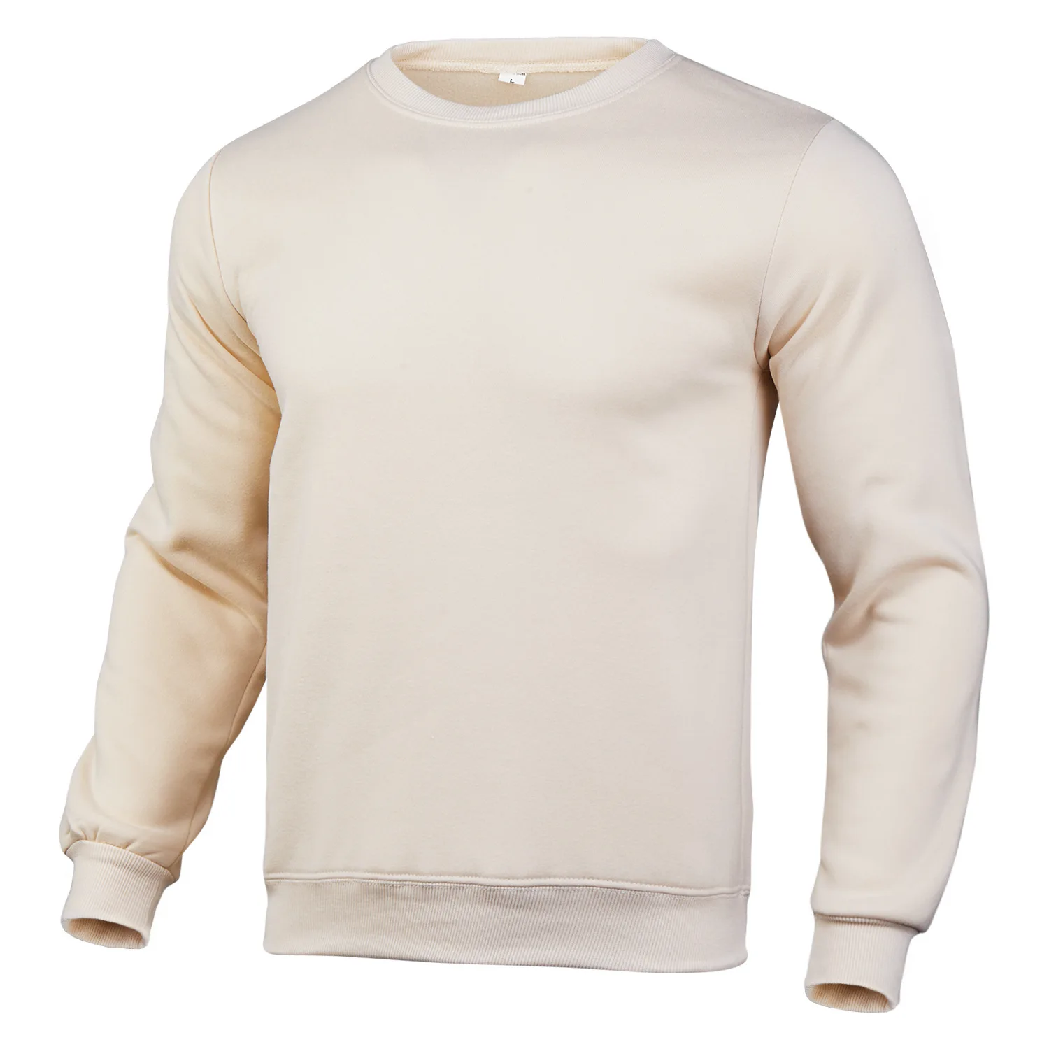 
Оптовая торговля полиэстер пустой пользовательский пуловер Crewneck простые толстовки для мужчин 