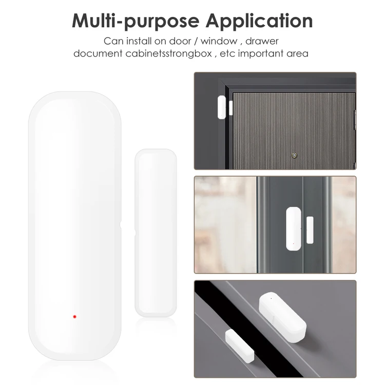 tuya wifi door window sensor alarm