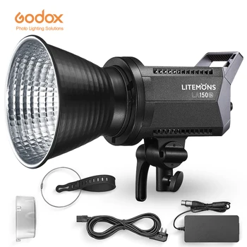 GODOX LA150D LA150BI 190W LA200D LA200BI 230W LCD Panel LED Video Light Continuous Output +APP Control Bowens Mount Studio Light