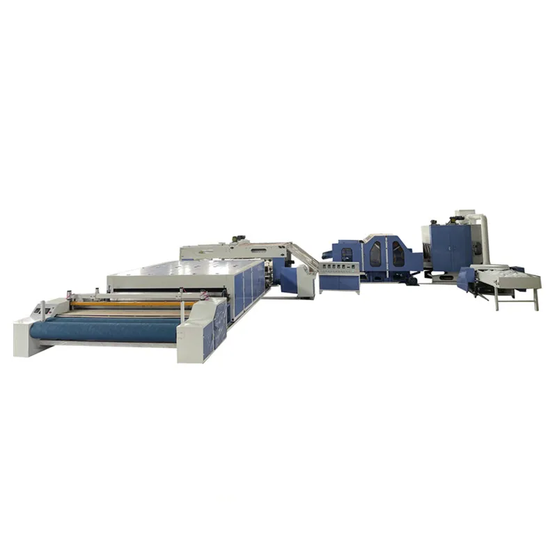 High Capacity Soft Thermal Bonding Wadding Rolls Machine Nonwoven Machinery Soft Polyester Fiber Wadding Production Line