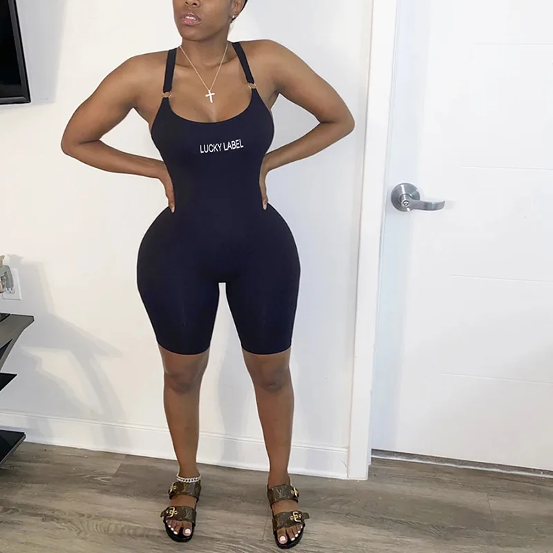 lucky label romper shorts