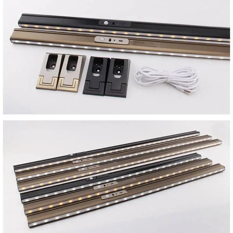 Battery Motion Sensor LED Closet Light USB Recharging Wardrobe Closet Lighting