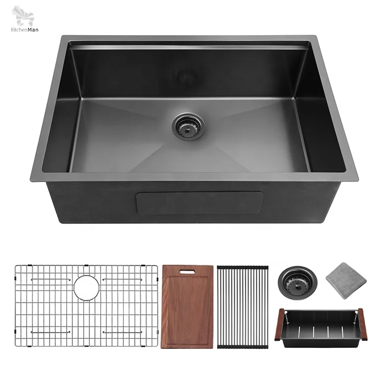 32” Granite Composite Workstation Kitchen Sink Undermount Single