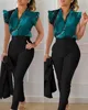 Dark green top set