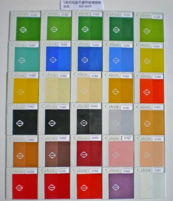 Glass Low Temperature Pigment, Glass Flower Paper Pigment, Glass Color Powder  Glass Ink 580°C