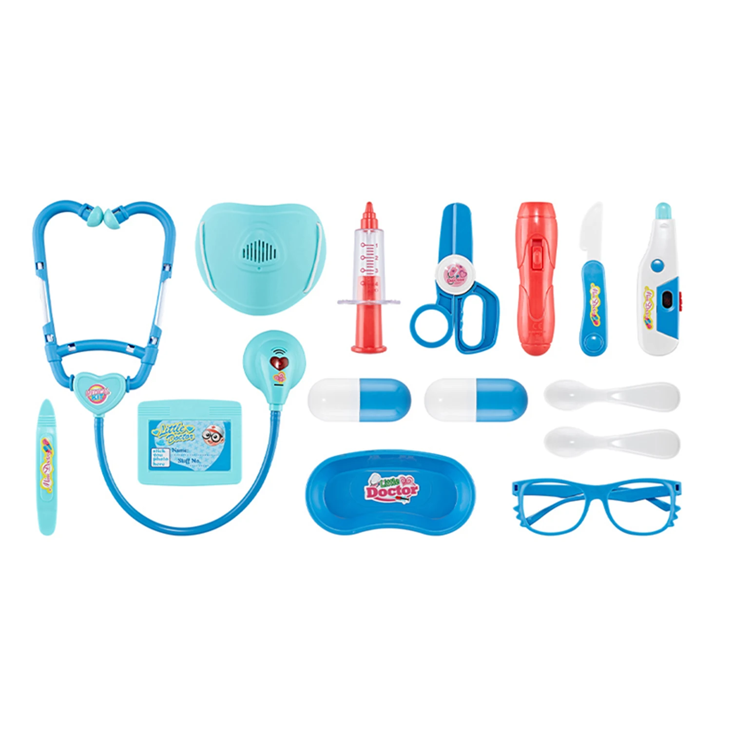 2 In 1 Doctor Toys Medical Tool Play Pretend Play Doctor Kits Set Toys