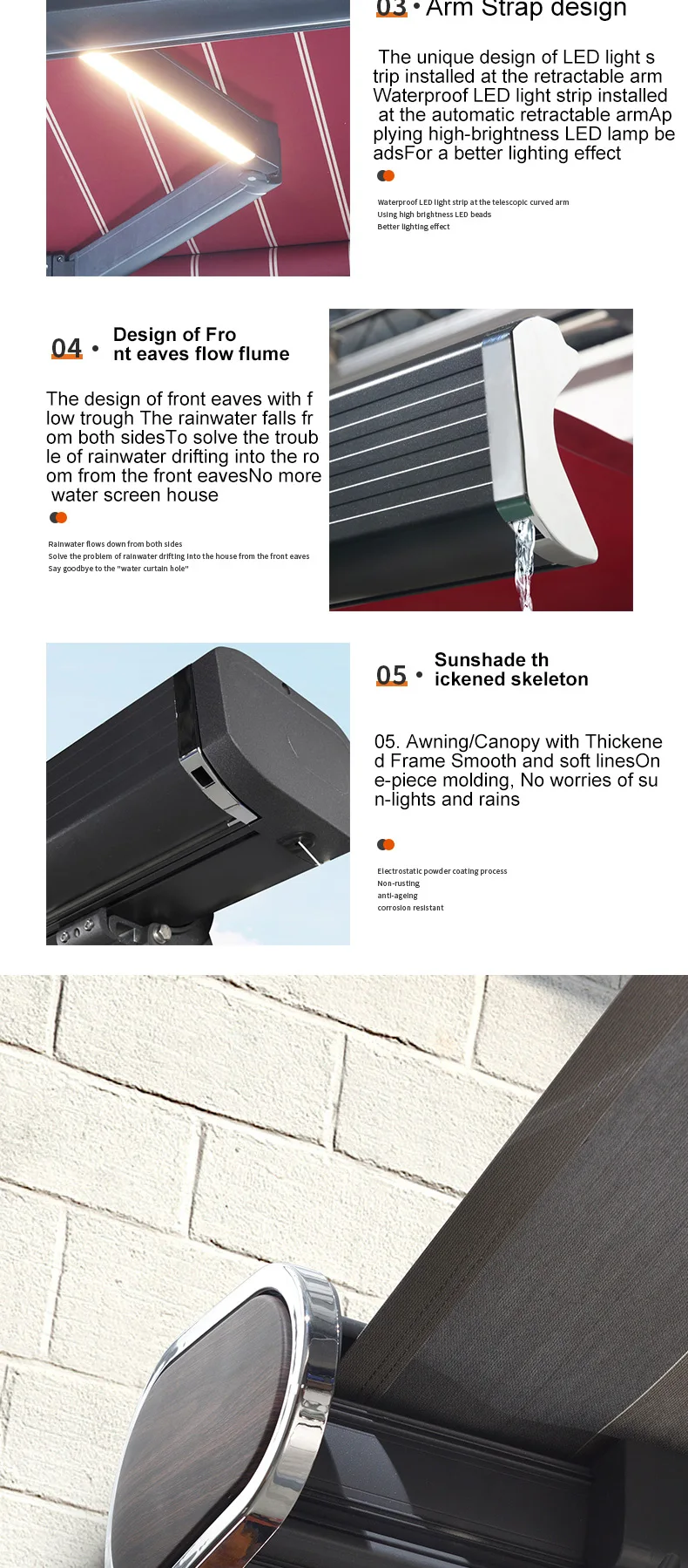 Leroy Merlin Spain Outdoor Retractable Awnings Heavy Duty Outdoor