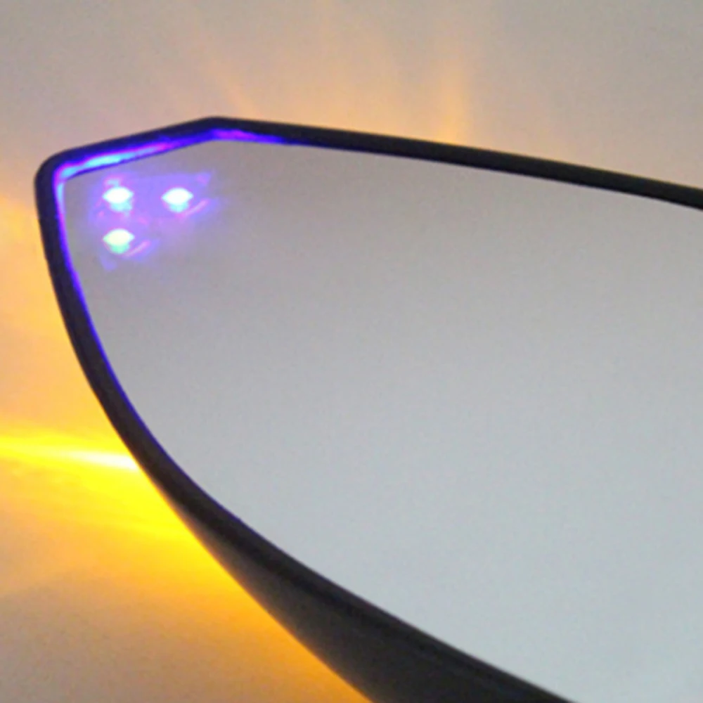 Universal Motorcycle Rear View Mirror 12V LED Turn Lights Side Mirrors Motorbike Rearview Mirror With Turn Signal Black