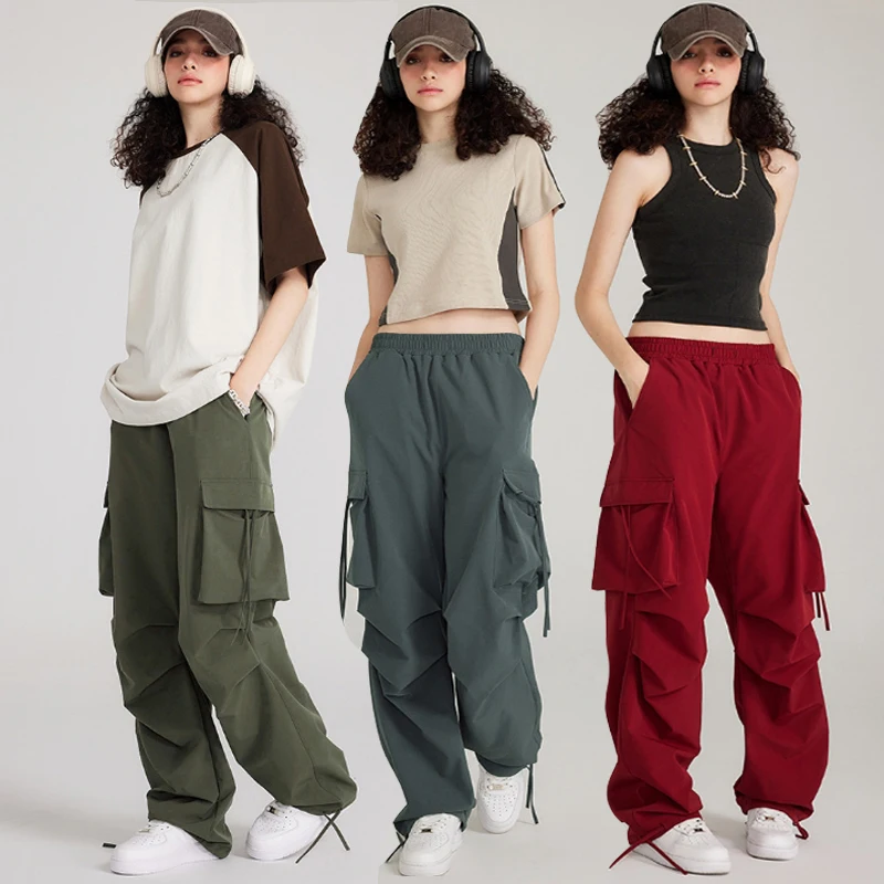 XS-XXL Fashion Workout Street Wear Oversize Casual Cargo