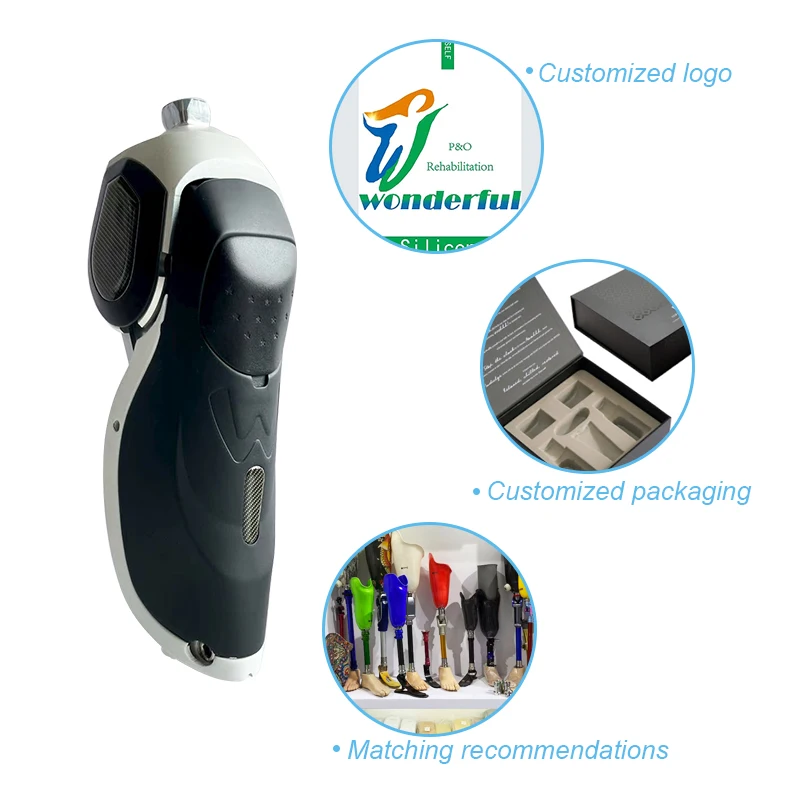 Single Axis Hydraulic Knee Joint Swing-and-Support Control Prosthetic Leg Parts AK Waterproof Implants Interventional Materials
