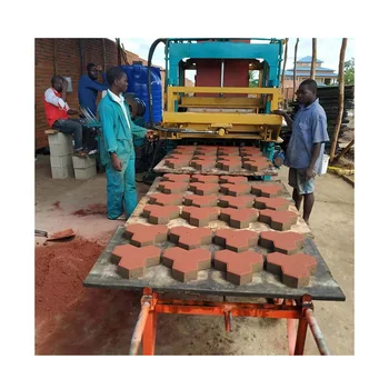 QT40-2 Full Automatic Concrete Block Machine Vibrator paving Blocks Making Machine in Kenya Cement Brick Making Machine