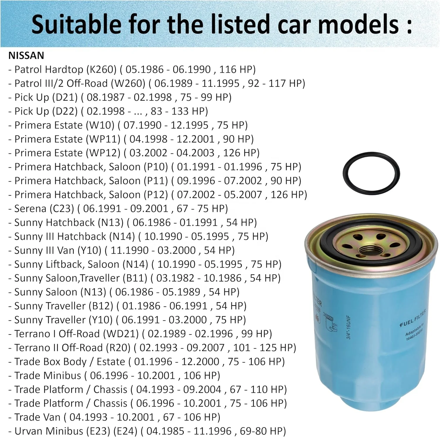 Nissan Fuel Filters - Premium Quality and Reliable Performance